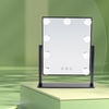 HD Glass Square Led Mirror Ins Style Standing Vanity Mirror And Led Bulbs For Mirror