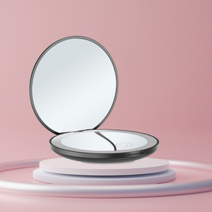 Custom Mirror Manufacturers New Products Handheld Makeup Mirror And Pink Vanity Mirror with Lights