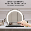 Multifunctional Metal Framed Bathroom Mirror And Beauty Magnifying Mirror with Light with Family Glass Mirror