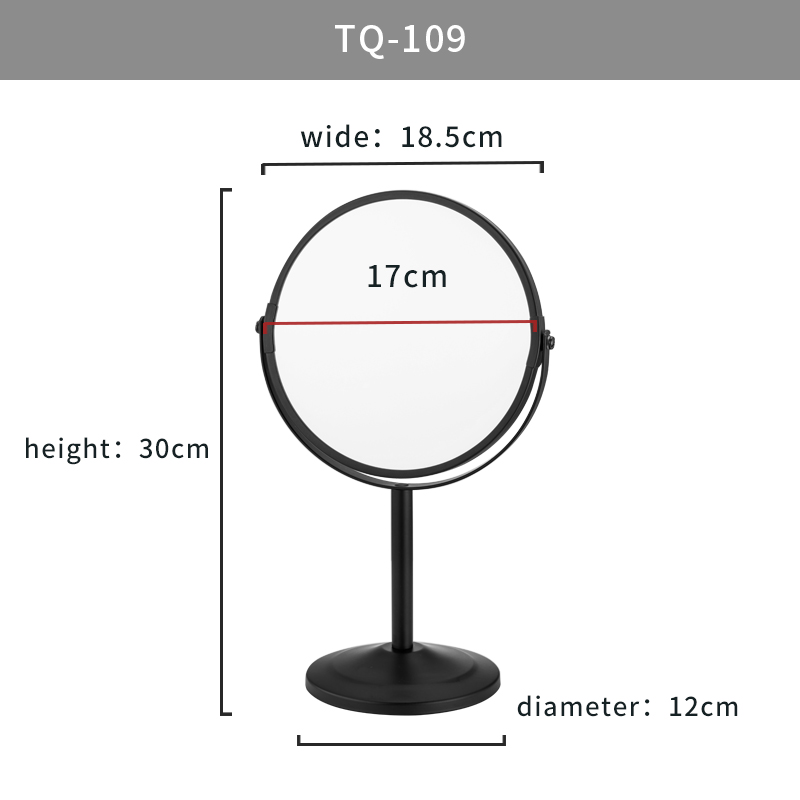 Wholesale Classical Decorate Table Makeup Mirror With 10X Magnification For Shaving