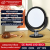 Compact Teen Fashion Mirror And Round Cosmetic Mirror To Makeup Bathroom Bedroom And Livingroom