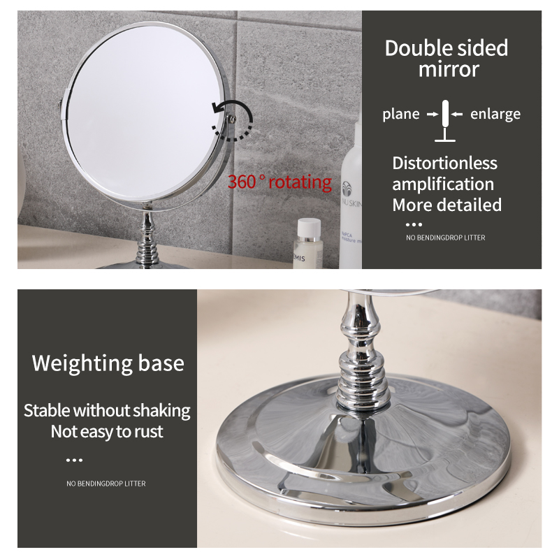 Simple Style Decorative Mirror Manufacturers Desk Makeup Mirror And Compact Travel Mirror