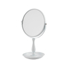 Double Sided Magnifying Makeup Mirror With Storage Tray For Bedroom