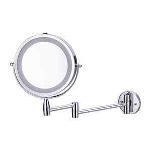 Wall Mounted Bathroom Magnifying 10x 7Inch Makeup Mirror With Light