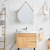 Home Decorative Wall Mounted Round Big Bathroom Vanity Makeup Mirror