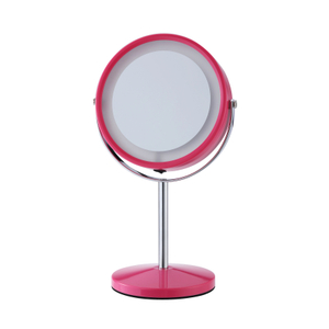 Modern Style in Silver And Pink Bathroom Mirrors with Lights And Light Mirror Makeup