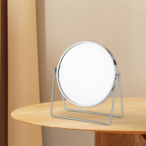 Popular Bathroom Round Standing Desktop Magnifying Makeup Vanity Mirror
