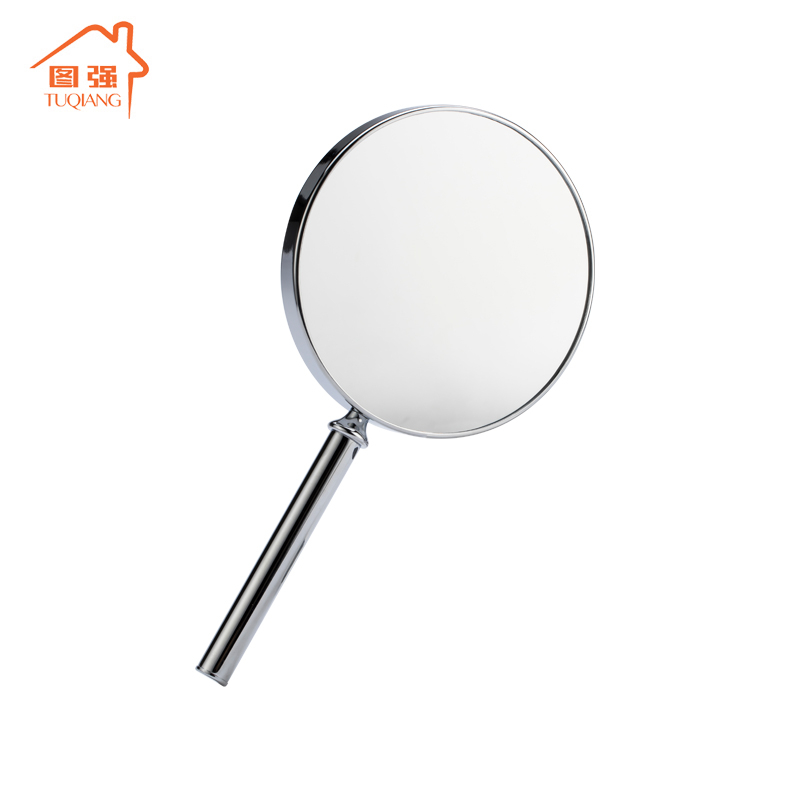 Compact Hand Held Vanity Mirror Metal Round Mirror And Travel Small Framed Mirrors