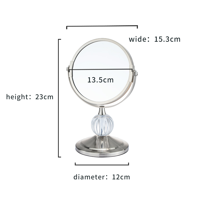 Hot Selling Online Cosmetic Mirror on Stand Metal Makeup Vanity Mirror Amazon And Table Stand Mirror