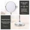 Round Two Way Mirror Magnifying Mirror X10 Desktop Makeup Mirror 360 Degree Table Mirror For Women