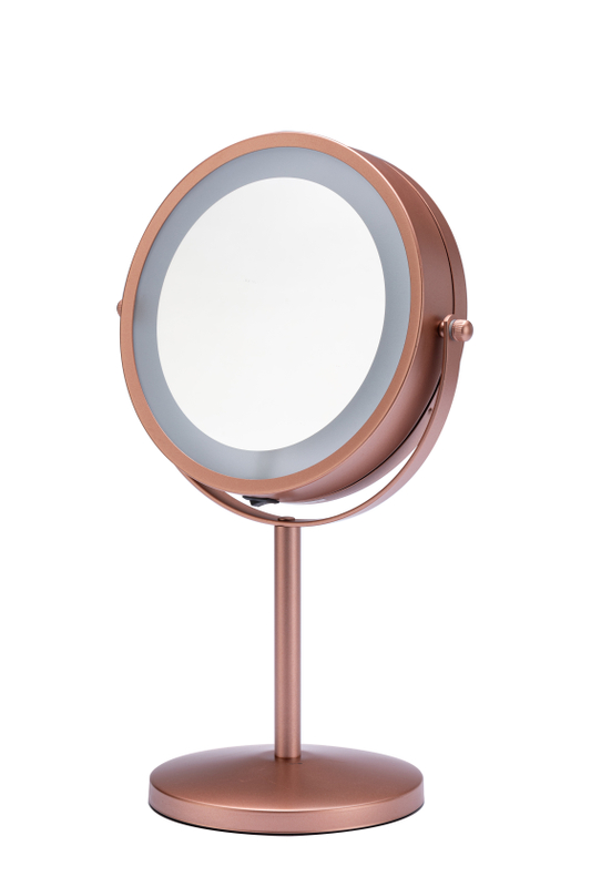 Specialized Factory Manufacturing Round Vanity Mirror Fashion Mirror With Lights And Desktop Led Makeup Mirror
