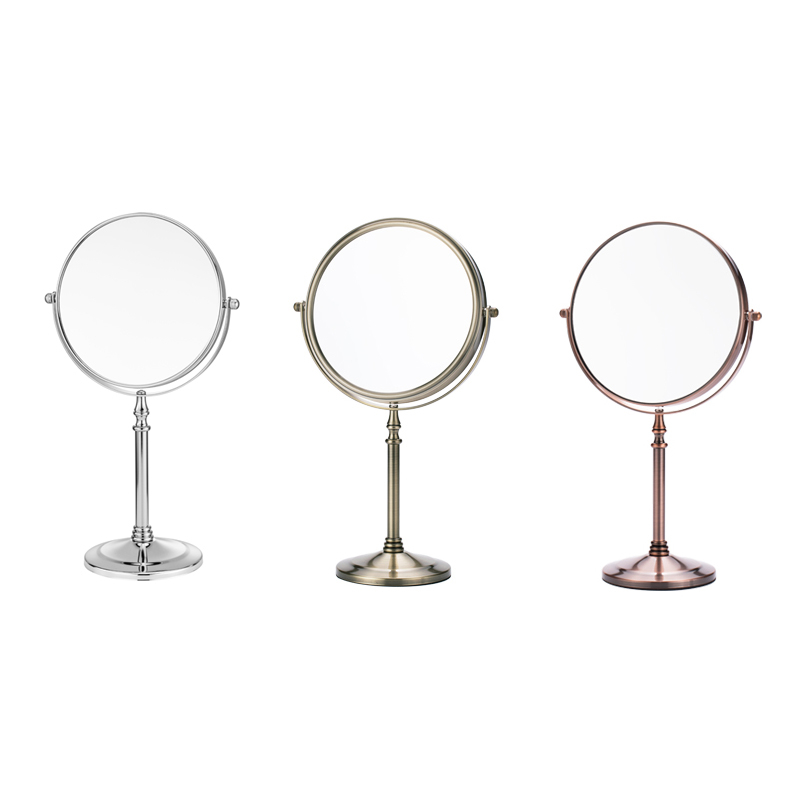 Business Minimalist Style Silver Standing Mirror Office Beautme Mirror And Decorative Circle Mirror