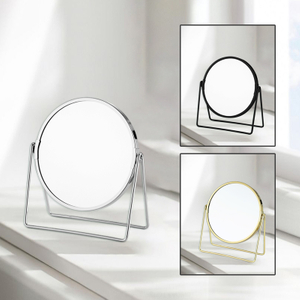 Factory Sales Small Standing Makeup Mirror 3 Colors Best Personal Makeup Mirrors And Small Vanity Mirror for Bathroom