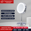 Factory New Product Light Up Mirrors for Sale Magnifying Mirror with Light And 2 Sided Lighted Magnifying Mirror with Bathroom ,bedroom And Livingroom