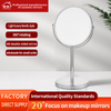 Tow sides Table Mirror of Beauty Makeup Half-round Frame Mirror Hard-base Vanity Mirror of Shaving