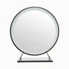 Nordic Style Multi-color Iron Modern Luxury Dressing Golden Round Led Makeup Mirror For Home Decor