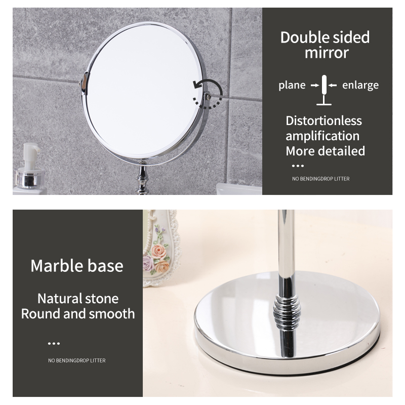 Minimalist Design Cheap Standing Mirror And Decorative Circle Mirror with Magnification