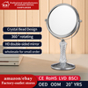 2022 Fashion Mirrors With Desktop Makeup Mirror Plastic Make Up Mirror For Travel And Bathroom