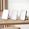 Portable White Cosmetic Mirror Square Table Mirror And Custom Plastic Mirror