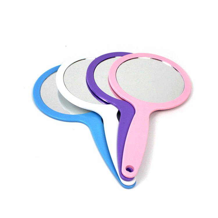 Sales Hand Held Mirror Magnifying And Plastic Cosmetic Mirror One Way Mirror Can Be Send Sister,Mother,Girlfriend