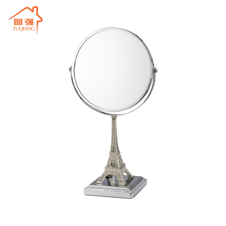 Support Custom Logo Tabletop Mirror Stand And Vintage Dressing Mirror，No Light