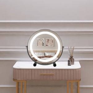 Livingroom Beautify Hollywood Mirror Tablehollywood Led Lighted Vanity Mirror And Bathroom Mirror with Touch Light