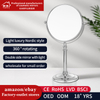 Higher Quality Cheap Prices Mirror Is Silver Vanity Mirror And Double Vanity with Round Mirrors Support Wholesale And Customization