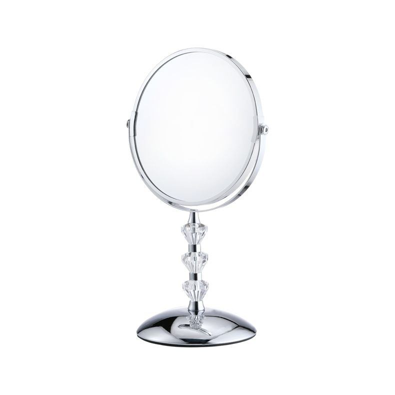 Portable Amazon Bathroom Double Sided Makeup Magnifying Travel Mirror 