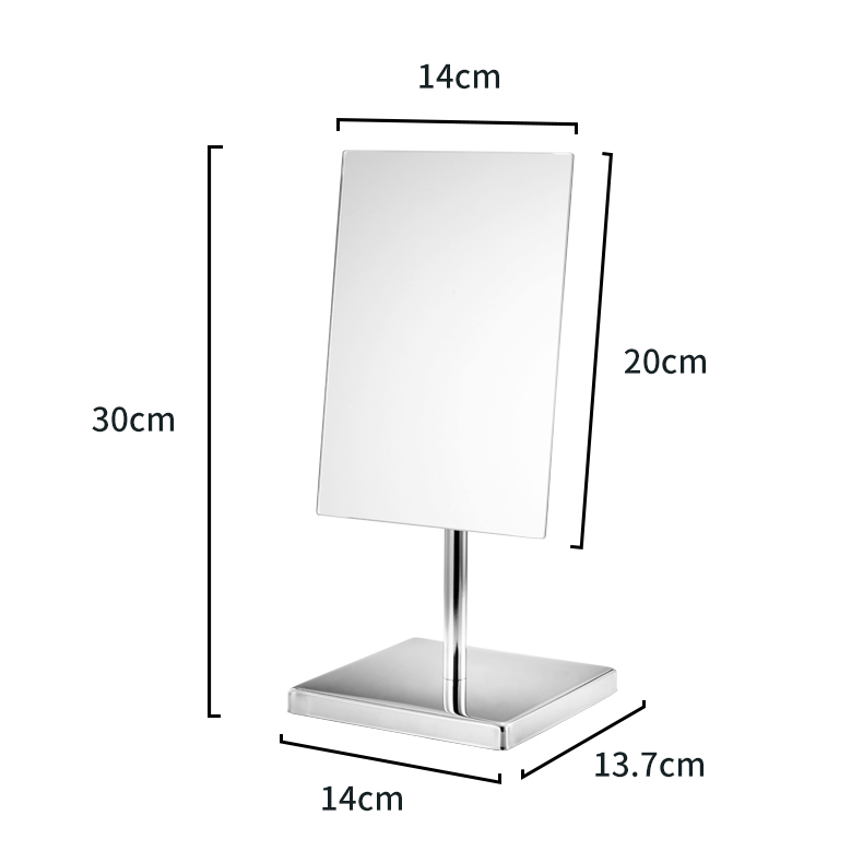 Factory Wholesale Frameless Magnifying Mirror Office Stand Alone Mirror And Beauty Mirrors for Sale