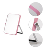 New Arrival Rectangular Design Vanity Mirror Pink Plastic Mirror Vintage Style Mirror