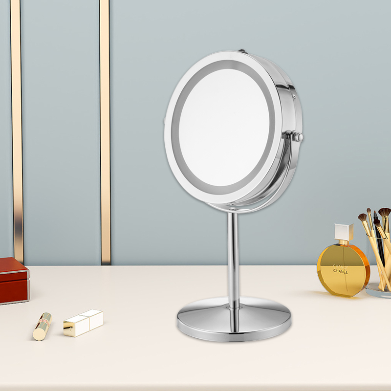 Hot Teen Popular Cosmetic Mirror Portable Round Personalized Cute Mirror of Led Mirror Suppliers