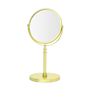 Family Use Metal Standing Mirror Best Vanity Mirror Support Wholesases Personalized Desk Makeup Mirror