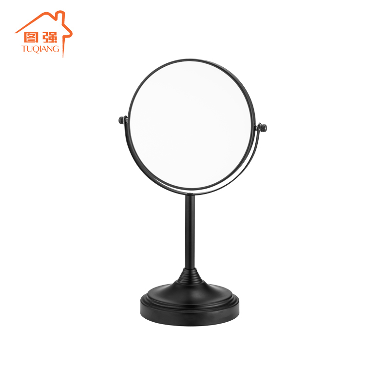 Customised Logo Vintage Glass Mirror Metal Double Sided Magnifying Mirror Compact Mirror For Makeup For Family