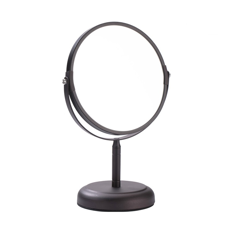 Magnifying makeup shaving mirror double side with case