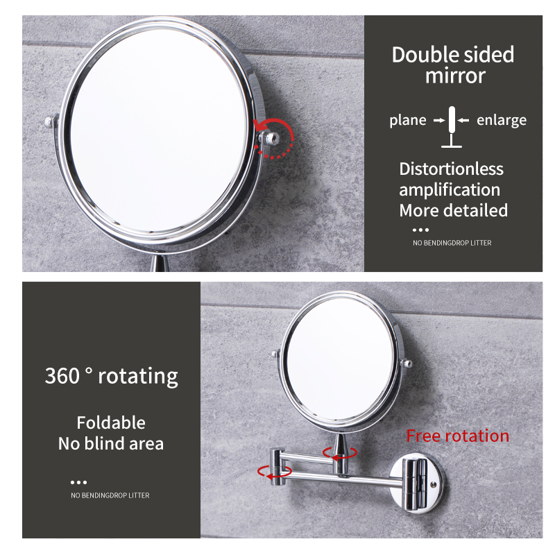 Amazon Modern Wall Mounted Magnifying 10x Bathroom Makeup Mirror Shaving Mirror