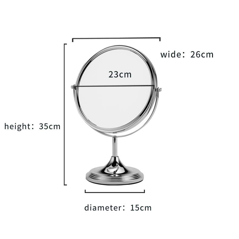 Best Magnifying Mirror Double Sided Round Makeup Mirrors 2022 With Standing