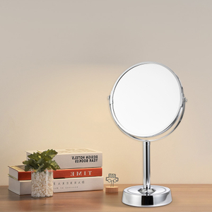 Silver Portable Vanity Mirror And Beautiful Mirrors for Living Room Support Custom Logo