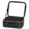 Custom Vanity Cosmetics Case Makeup Bag Travel Organizer Make Up Makeup Box With Led Light Mirror