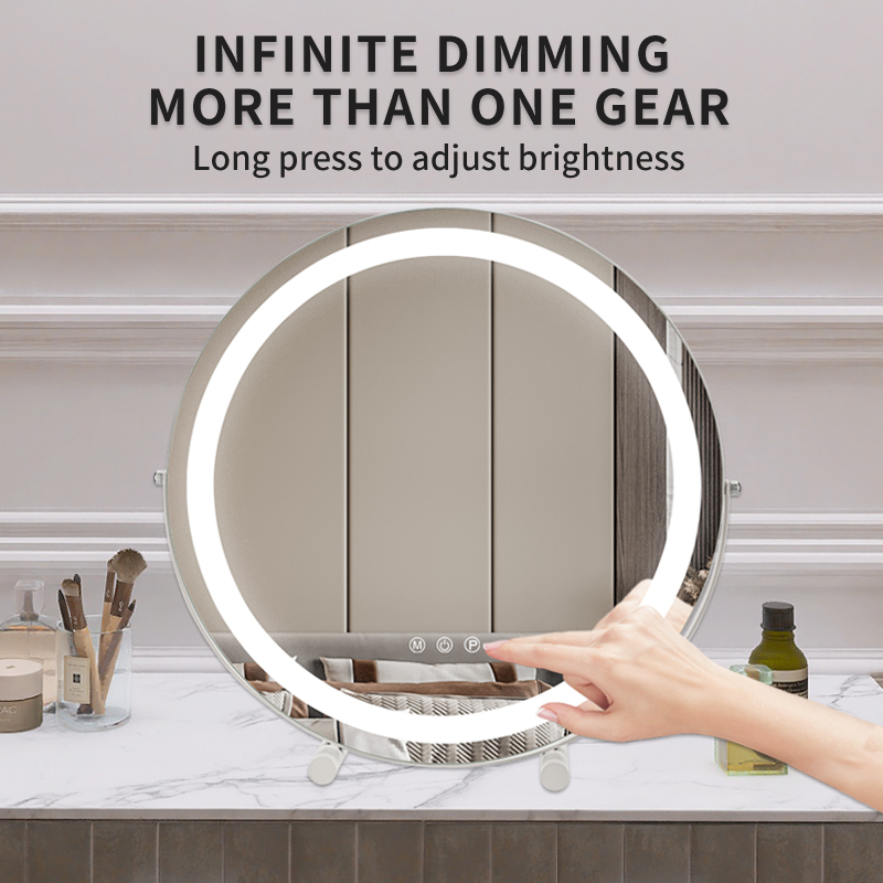 Simple Style Led Touch Mirror Bathroom Round Mirror Is Family Use Best Glass And Large Leaning Mirror