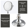 Professional Small Round Stand Up Modern Magnifying Makeup Mirror In Bathroom