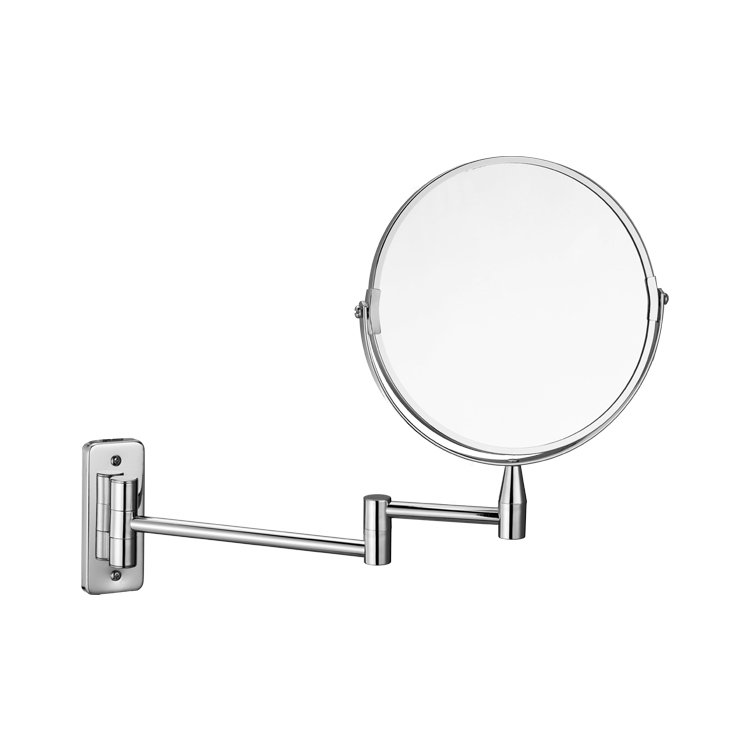 Wall Mounted 360 Degree Swivel Magnifying Bathroom Extendable Shaving Makeup Mirror