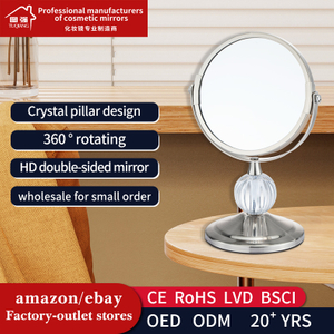 Hot Selling Online Cosmetic Mirror on Stand Metal Makeup Vanity Mirror Amazon And Table Stand Mirror
