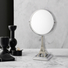Tabletop Two-sided Swivel Vanity Mirror 10X Magnifying For Bathroom Eiffel Tower Mirror For Bathroom