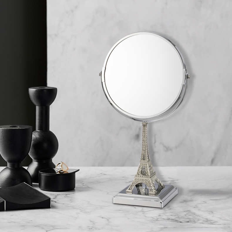 The double sided mirror Shop Eiffel Tower New Style Desktop Metal High Quality double sided mirror