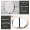 Classical Stylish Custom Round Double Sided Makeup Mirror For Desk