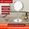 Scandinavian Minimalist Style Makeup Mirror Round Double Sided Magnifying Makeup Mirror Vanity Table With Mirror For Home 
