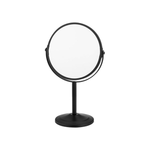 Classical Black Tabletop Makeup Mirror with Stand For Bedroom