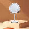 Fashion LED Mirror Bathroom Round Table Mirror And LED Makeup Mirror Lights On The Table