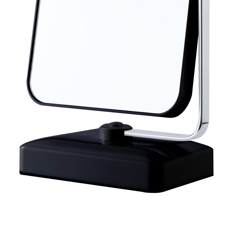 Plastic Square Shape Makeup Mirror bathroom 3x Magnifying Cosmetic Mirror