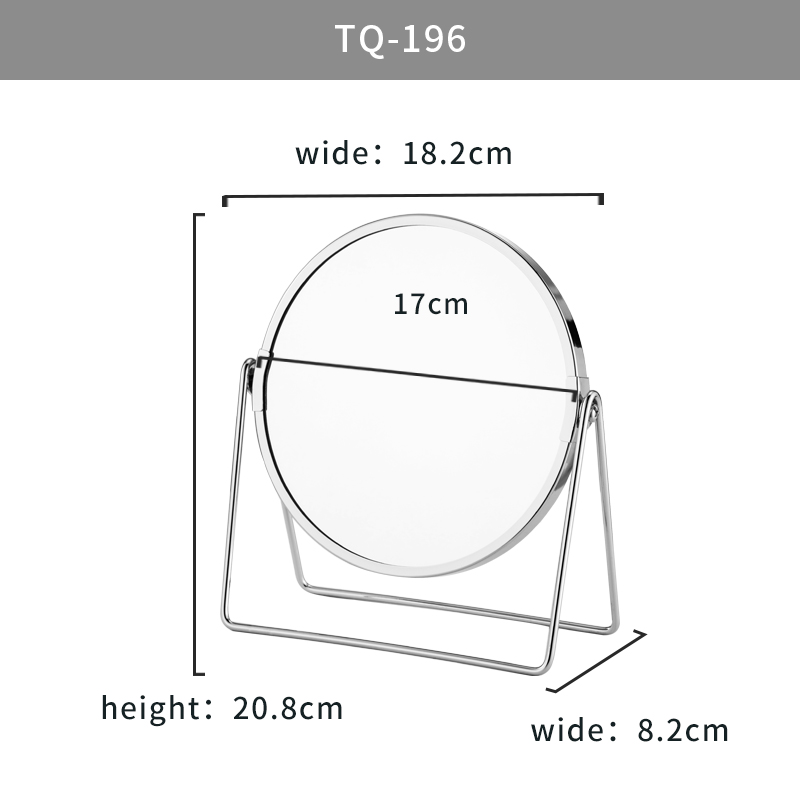 Popular Bathroom Round Standing Desktop Magnifying Makeup Vanity Mirror